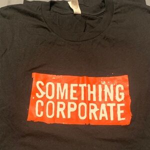 Black Band T-Shirt Something Corporate 🎶